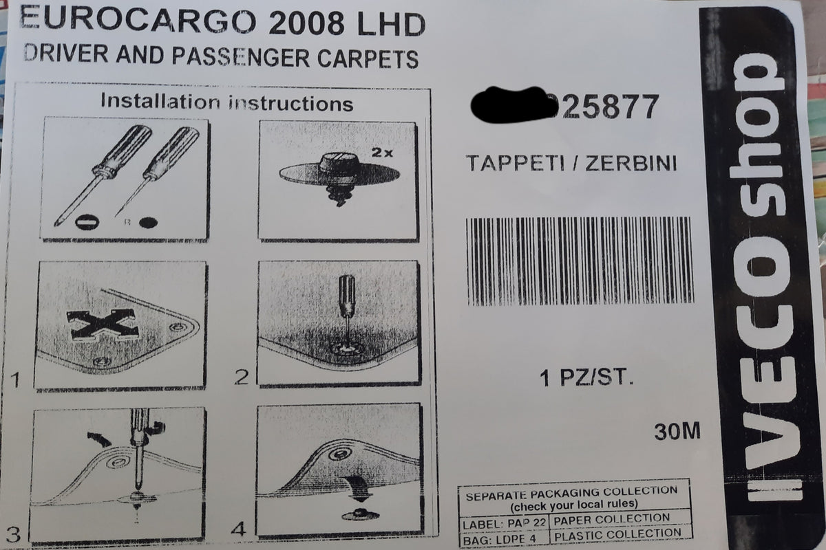 Tapis Sur Mesure Pour Iveco Daily / Grinta De 1978 À 1998 - Foto 6