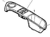 Carica l'immagine nel visualizzatore di Gallery, 5802846165 INTERRUTTORE PORTA SINISTRA COMANDO ALZACRISTALLI E SPECCHI IVECO DAILY DAL 2014 IN PRODUZIONE