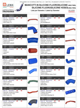 Carica l'immagine nel visualizzatore di Gallery, MANICOTTI ARIA IN SILICONE VAITON DI ALTA QUALITÀ IVECO MAN RENAULT SCANIA VOLVO DAF MERCEDES