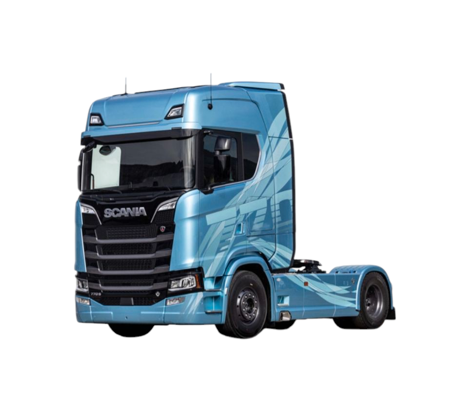 2x RVS deurkrukdecoraties V8 voor Scania R P 2004-2015 trucks