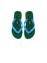 Carica l'immagine nel visualizzatore di Gallery, CIABATTE UOMO INFRADITO ORIGINALI IVECO MARE PISCINA LAVORO RELAX NEW LOGO VERDE AZZURRO MISURA 39 40 41 42 43 44 45 46