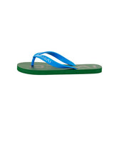 Carica l'immagine nel visualizzatore di Gallery, CIABATTE UOMO INFRADITO ORIGINALI IVECO MARE PISCINA LAVORO RELAX NEW LOGO VERDE AZZURRO MISURA 39 40 41 42 43 44 45 46