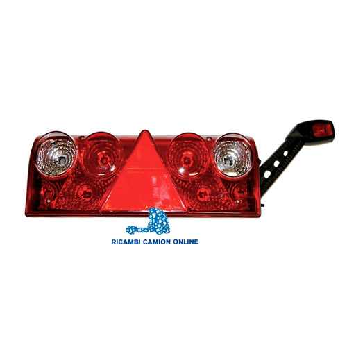 FANALE POSTERIORE COMPETO CON LUCE INGOMBRO DESTRO - SINISTRO UNIVERSALE PER RIMORCHI SEMIRIMORCHI
