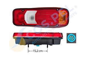 FANALE POSTERIORE IVECO DAILY DESTRO / SINISTRO DA MY 2022 35C CASSONATI 35C 50C 70C 50C 70C