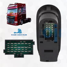 Carica l'immagine nel visualizzatore di Gallery, 1811135 INTERRUTTORE ALZACRISTALLI CON CONTROLLO RETROVISORI DAF CF XF 45 65 55 75 90 95 105 106