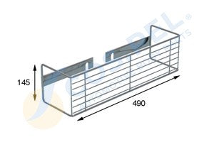 2000.00016 KIT 2 GRIGLIE FANALI POSTERIORI PARASASSSI AdattabilI A RENAULT KERAX MAN TGA