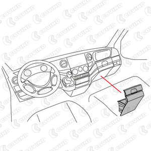 D09/438 SPORTELLO VANO PORTA OGGETTI CRUSCOTTO DESTRO IVECO DAILY DAL 2006 A 2014