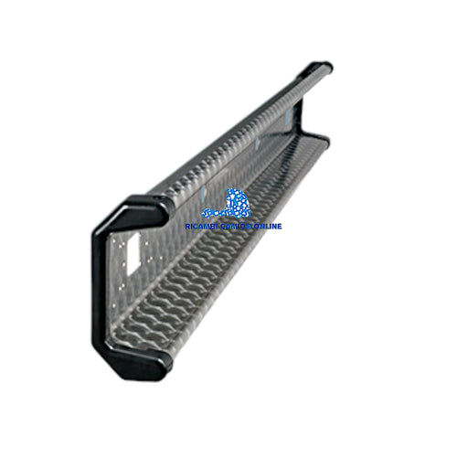 400.02402 BARRA PORTAFANALI POSTERIORI ACCIAIO INOX UNIVERSALE LUNGHEZZA 236.5 CM RIMORCHI SEMIRIMORCHI