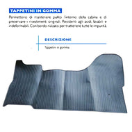 52094 TAPPETI IN GOMMA IVECO DAILY DAL 2014 IN PRODUZIONE