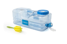 Carica l'immagine nel visualizzatore di Gallery, 500050068 OE IVECO Tanica lavamani esterna estraibile, con dispenser sapone. TRASPARENTE, KIT CON TAPPO E SPUGNA PULIZIA. PER TUTTI IVECO S WAY X WAY NUOVI