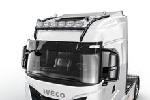 Carica l'immagine nel visualizzatore di Gallery, 50286 BARRA FARI TETTO CABINA LIGHTBAR TUNING IN ACCIAIO INOX NERO L,UCIDO IVECO S-WAY AS