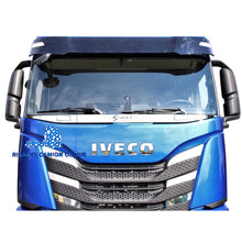 Carica l'immagine nel visualizzatore di Gallery, 50368 FASCIA ANTERIORE TERGICRISTALLO SOTTO PARABREZZA IN  ACCIAIO INOX LUCIDO LOGO S-WAY