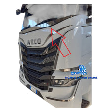 Carica l'immagine nel visualizzatore di Gallery, 50368 FASCIA ANTERIORE TERGICRISTALLO SOTTO PARABREZZA IN  ACCIAIO INOX LUCIDO LOGO S-WAY