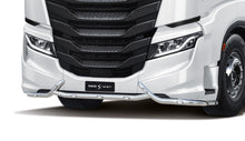 Carica l'immagine nel visualizzatore di Gallery, 50651 BARRA BUMPER TUNING ACCIAIO INOX CON 11 LED SU PARAURTI CROMATO LUCIDO IVECO S-WAY AS