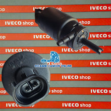 Carica l'immagine nel visualizzatore di Gallery, 500304249 POMPA ACQUA TERGIPARABREZZA VETRI ORIGINALE IVECO EUROSTAR EUROTECH EUROTRAKKER EUROCARGO TECTOR