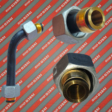 Carica l'immagine nel visualizzatore di Gallery, 500354895 TUBO ACQUA RAFFREDDAMENTO COMPRESSORE IVECO STRALIS TRAKKER ASTRA HD CURSOR 10 13