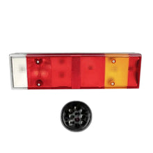 Carica l'immagine nel visualizzatore di Gallery, 504083205 FANALE LUCE STOP POSTERIORE DESTRO CON CICALINO ACUSTICO IVECO STRALIS TRAKKER ASTRA HD7 HD8