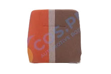 Carica l'immagine nel visualizzatore di Gallery, SCHIENALE SEDILE IMBOTTITO  CON FODERA TESSUTO ORIGINALE ARANCIO E GRIGIO IVECO NEW DAILY dal 1980 35.8 35.8H 35.10