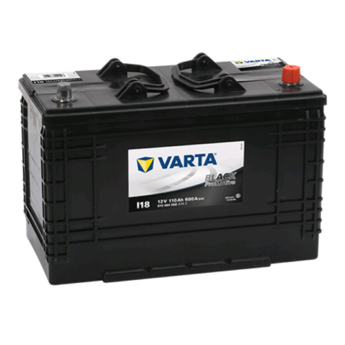 I18 BATTERIA AVVIAMENTO VARTA 12V 110Ah SPUNTO 680A IVECO DAILY DAL 2000 CON PIEDINO