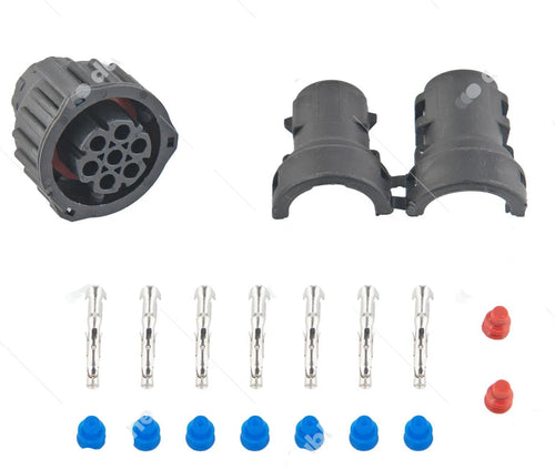ABC7810620 Kit connettore 7 vie baionetta IVECO DAILY DAL 2006 AL 2021