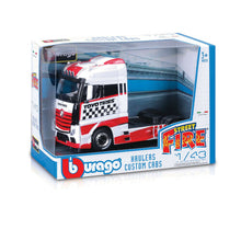 Carica l'immagine nel visualizzatore di Gallery, BURAGO KIT LOTTO 6 TRATTORI STRADALI MOTRICE SCALA 1:43 SCANIA MERCEDES VOLVO TRUCK