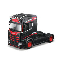 Carica l'immagine nel visualizzatore di Gallery, BURAGO KIT LOTTO 6 TRATTORI STRADALI MOTRICE SCALA 1:43 SCANIA MERCEDES VOLVO TRUCK