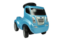 Carica l'immagine nel visualizzatore di Gallery, Baby Truck giocattolo macchina a 4 ruote, con volante, cavalcabile per bambini e bambine, azzurro