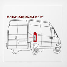 Carica l'immagine nel visualizzatore di Gallery, FANALE LUCE STOP FRECCIA POSTERIORE DESTRO / SINISTRO FIAT DUCATO 250 CITROEN JUMPER PEUGOT BOXER DAL 2006 AL 2014