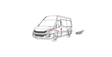 Carica l&#39;immagine nel visualizzatore di Gallery, 40601 PRIOETTORE FARO ELETTRICO SENZA MOTORINO ANTERIORE DESTRO / SINISTRO IVECO DAILY DAL 2014
