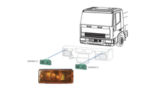 Carica l&#39;immagine nel visualizzatore di Gallery, INDICATORE DIREZIONE FRECCIA DESTRO / SINISTRO IVECO EUROTRAKKER EUROTECH 98475086