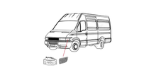 Carica l&#39;immagine nel visualizzatore di Gallery, 35917 FANALINO FRECCIA INDICATORE DIREZIONE BIANCO DESTRO / SINISTRO IVECO DAILY S2000