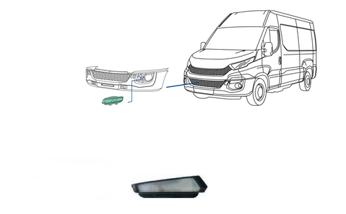 40603 FRECCIA INDICATORE DIREZIONE DESTRO / SINISTRO IVECO DAILY DAL 2014