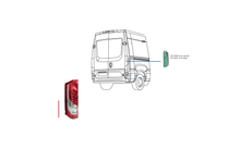 Carica l&#39;immagine nel visualizzatore di Gallery, 40605 FANALE POSTERIORE LUCE STOP FRECCIA RETRO DESTRO / SINISTRO IVECO DAILY FURGONE DAL 2014 5801523220 5801523221