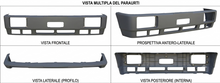 Carica l'immagine nel visualizzatore di Gallery, 406.01948 PARAURTI ANTERIORE IVECO TURBOSTAR 190-36 190-42 190-48