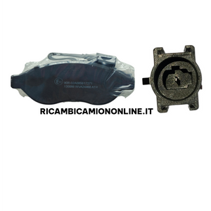 AL130066 PASTIGLIE FRENI ASSE ANTERIORE + SENSORI USURA FIAT DUCATO 250 DAL 2006 AL 2025