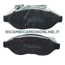 Carica l&#39;immagine nel visualizzatore di Gallery, AL130066 PASTIGLIE FRENI ASSE ANTERIORE + SENSORI USURA FIAT DUCATO 250 DAL 2006 AL 2025