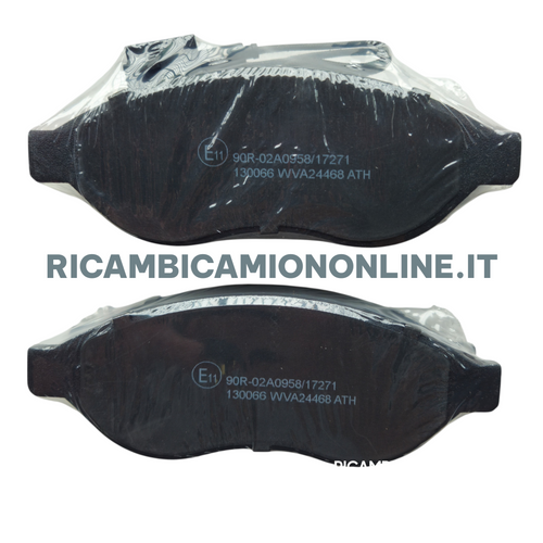 AL130066 PASTIGLIE FRENI ASSE ANTERIORE + SENSORI USURA FIAT DUCATO 250 DAL 2006 AL 2025