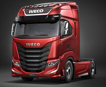 Carica l'immagine nel visualizzatore di Gallery, 49940 BARRA FARI TETTO CABINA  LIGHTBAR TUNING IN ACCIAIO INOX CROMATO IVECO S-WAY AS