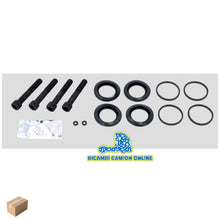 Carica l'immagine nel visualizzatore di Gallery, 151214 KIT GOMMINI PINZA FRENO ANTERIORE BREMBO IVECO NEW DAILY 30.8 30.10 35.8 35.10 89/96 8121135