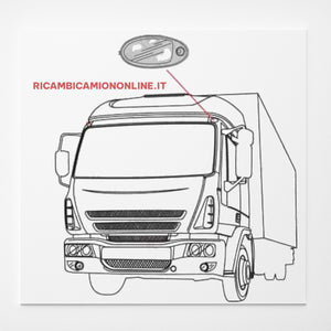 504074031 LUCE INGOMBRO CABINA IVECO STRALIS TRAKKER EUROCARGO TECTOR