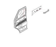 Carica l&#39;immagine nel visualizzatore di Gallery, 38673 MANIGLIA TIRA PORTA INTERNA DESTRA / SINISTRA IVECO DAILY DA 1989 AL 1999 35.8 35.10 35.12 49.10 49.12 59.10 59.12
