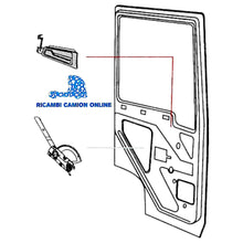 Carica l&#39;immagine nel visualizzatore di Gallery, 170700603 MANIGLIA PORTA APRIPORTA INTERNA SINISTRO GUIDA  PER MAN TGA | M/L/LX / TGA | XLX/XXL / TGL | TGM / TGL TGM TGS E6 / TGX