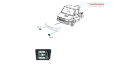 Carica l'immagine nel visualizzatore di Gallery, FARO FENDINEBBIA DESTRO / SINISTRO PROIETTORE IVECO NEW DAILY 35.8 35.10 35 12