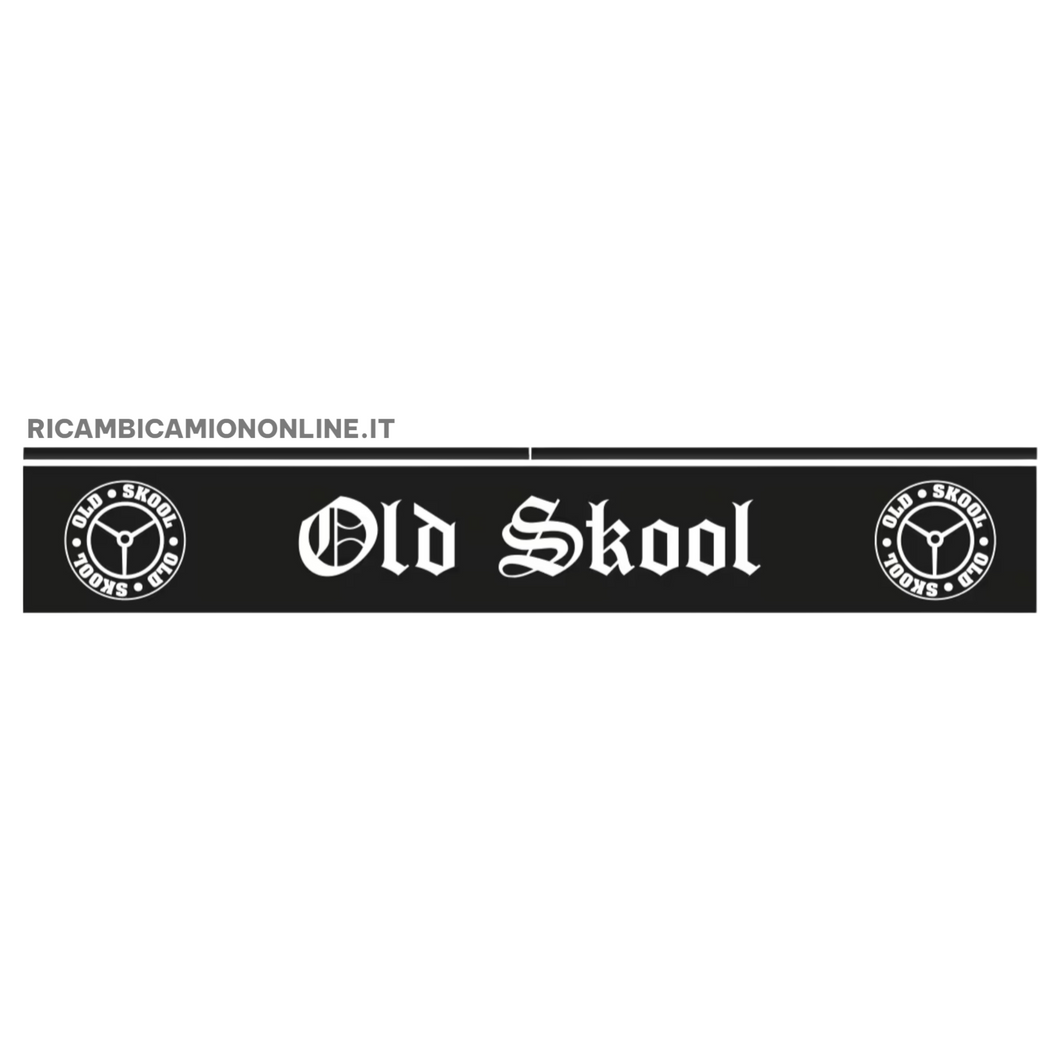 PARASPRUZZO LUNGO PER TRAVERSA POSTERIORE LOGO SCANIA OLD SKOOL NERO O BIANCO