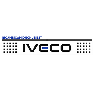 PARASPRUZZO LUNGO TRAVERSA POSTERIORE LOGO NEW IVECO STRALIS TRAKKER EUROSTAR EUROTECH NERO O BIANCO