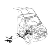 Carica l'immagine nel visualizzatore di Gallery, 0643-0644 RIVESTIMENTO BATTICALCAGNO PORTA SINISTRA DESTRA IN PLASTICA IVECO DAILY DAL 1999 AL2014 29L 35S 35C 50C 60C 65C 70C