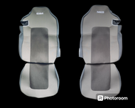 KIT 2 FODERE COPRI SEDILE IVECO STRALIS HI-WAY XP TESSUTO ED ALCANTARA