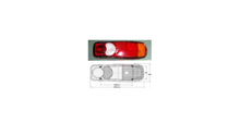 Carica l'immagine nel visualizzatore di Gallery, PLASTICA COPERCHIO FANALE POSTERIORE DESTRO = SINISTRO RENAULT MIDLUM  PREMIUM MAXCITY  KERAX DXi 5001847153