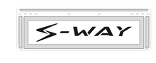Carica l&#39;immagine nel visualizzatore di Gallery, KIT 2 PARASPRUZZI BIANCO SAGOMATO ANTERIORI LOGO IVECO SWAY