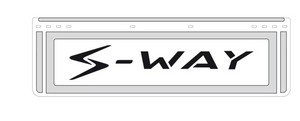 KIT 2 PARASPRUZZI BIANCO SAGOMATO ANTERIORI LOGO IVECO SWAY